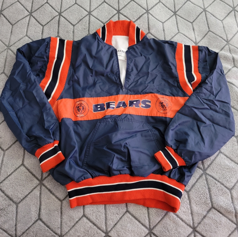 Chicago Bears Windbreaker Retro DeLONG
